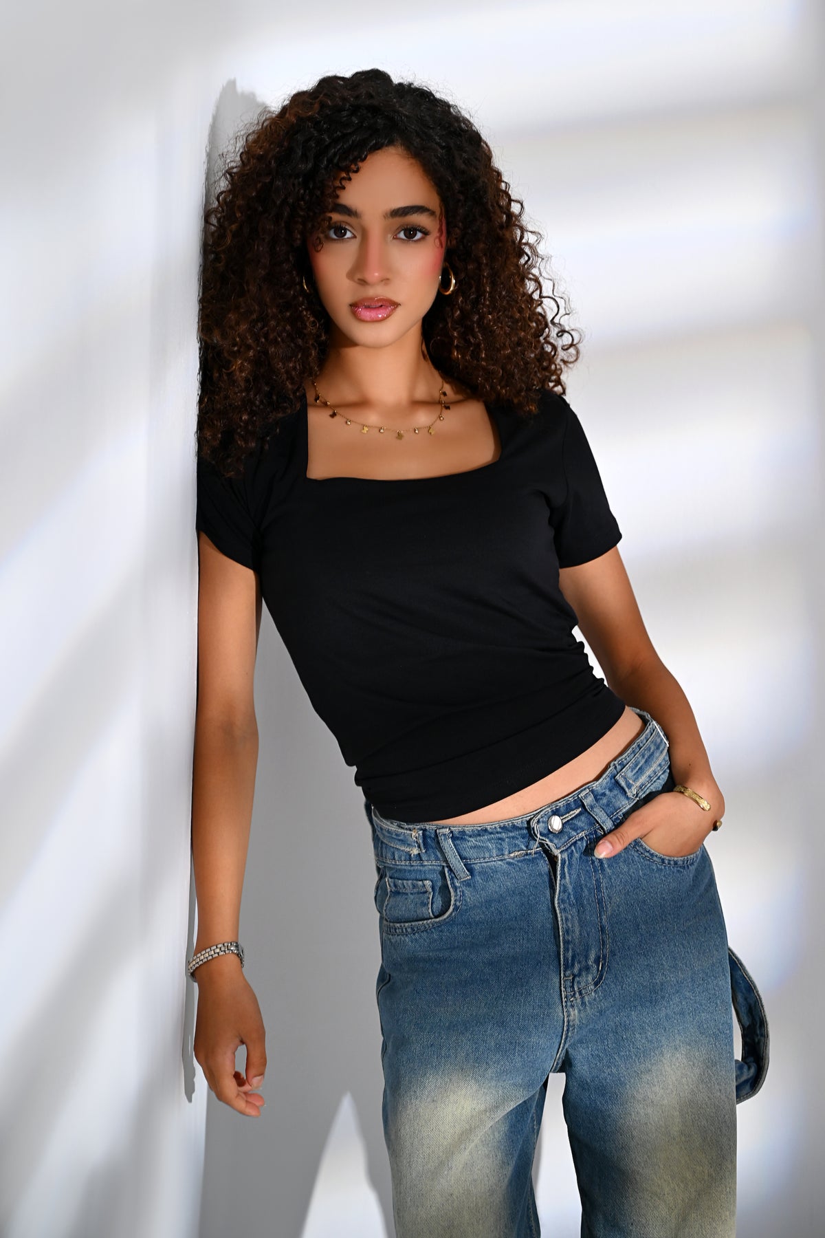 The Allure Square-Neck Tee