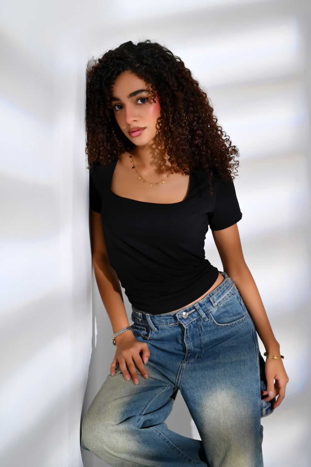 The Allure Square-Neck Tee