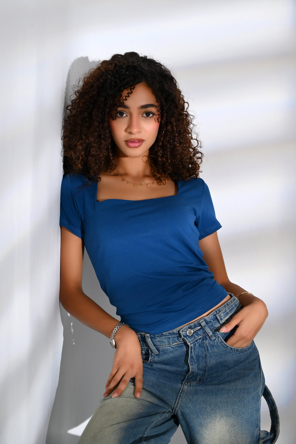 The Allure Square-Neck Tee
