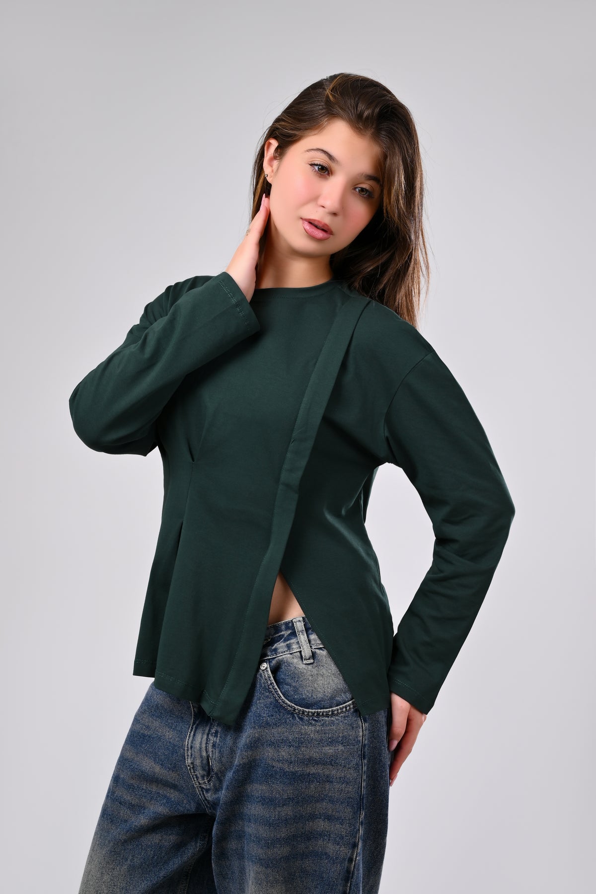 Contour Seam Long Sleeve