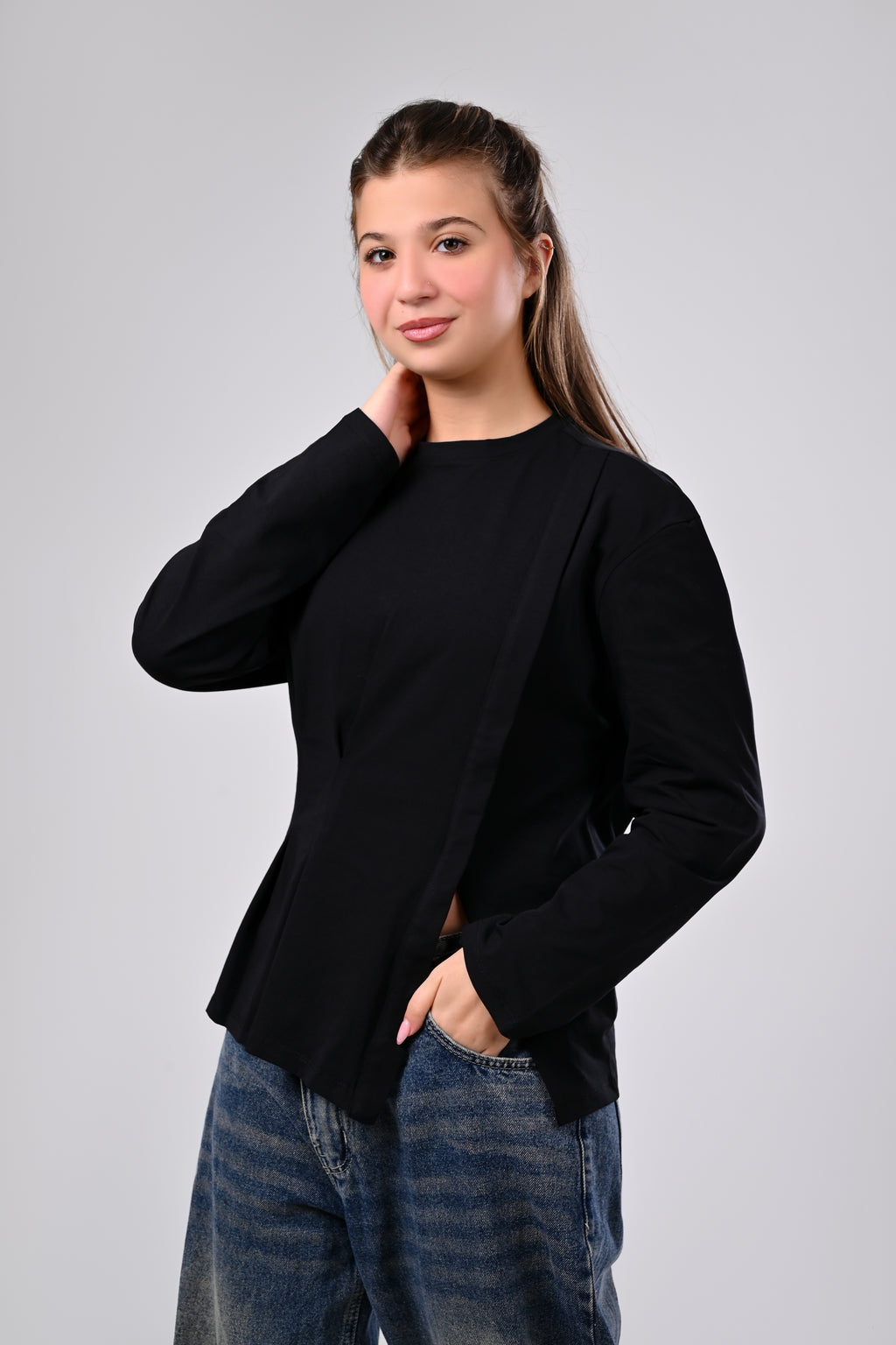 Contour Seam Long Sleeve