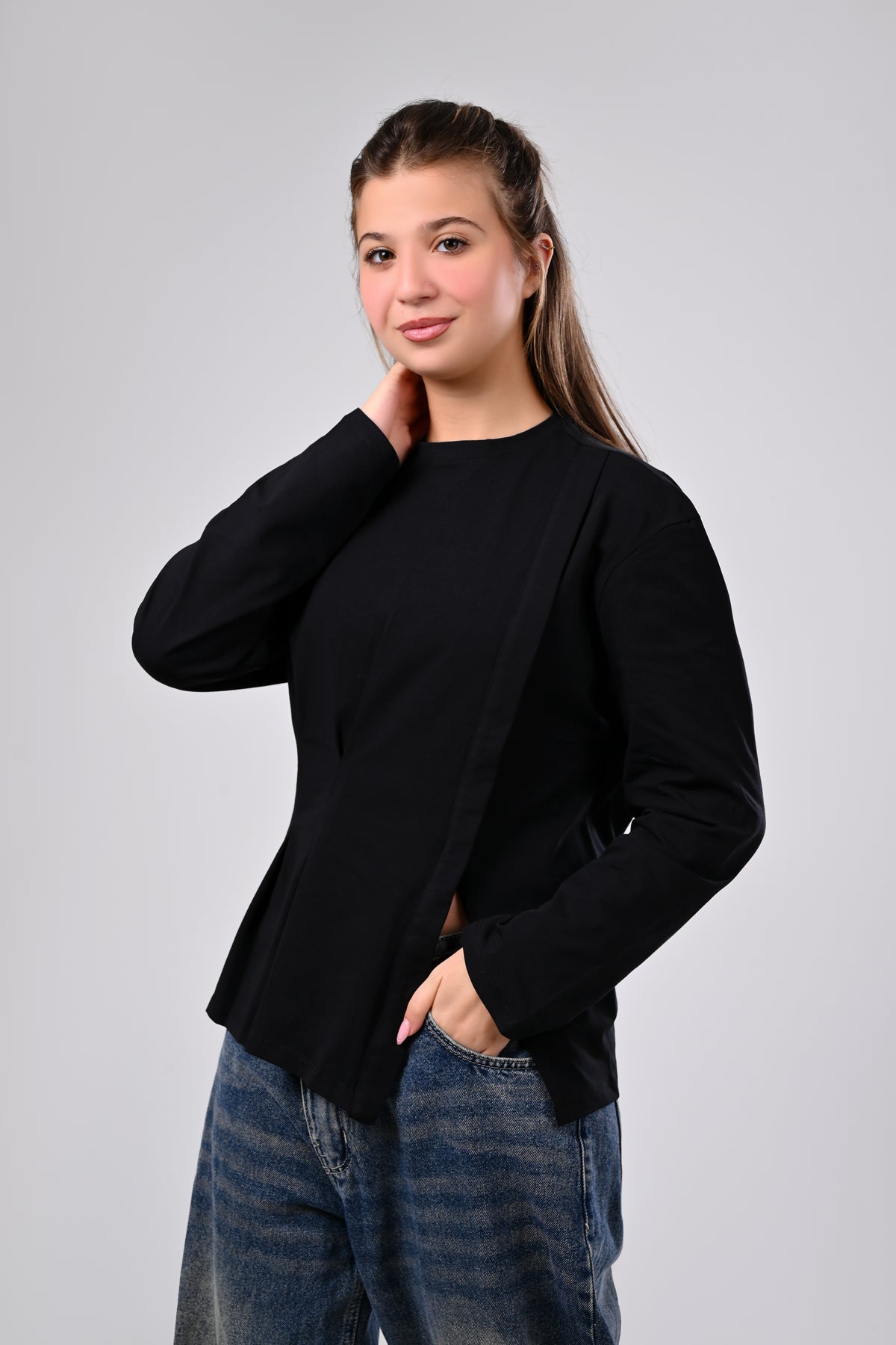 Contour Seam Long Sleeve