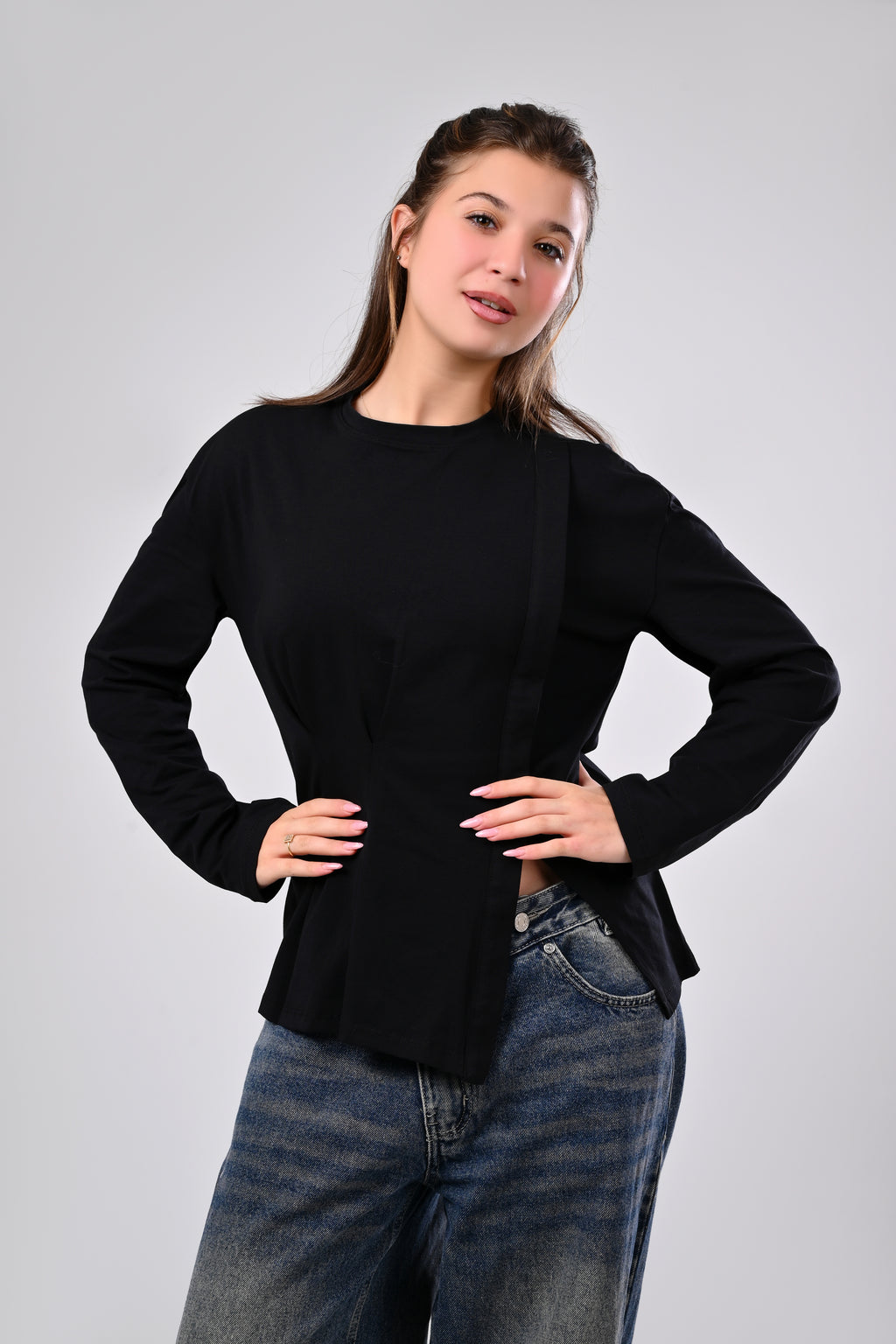 Contour Seam Long Sleeve